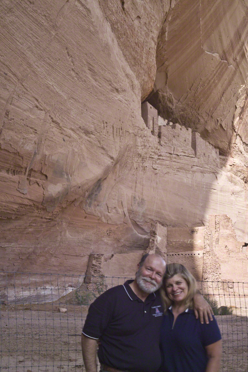 Mike and Pam at White House Ruin
